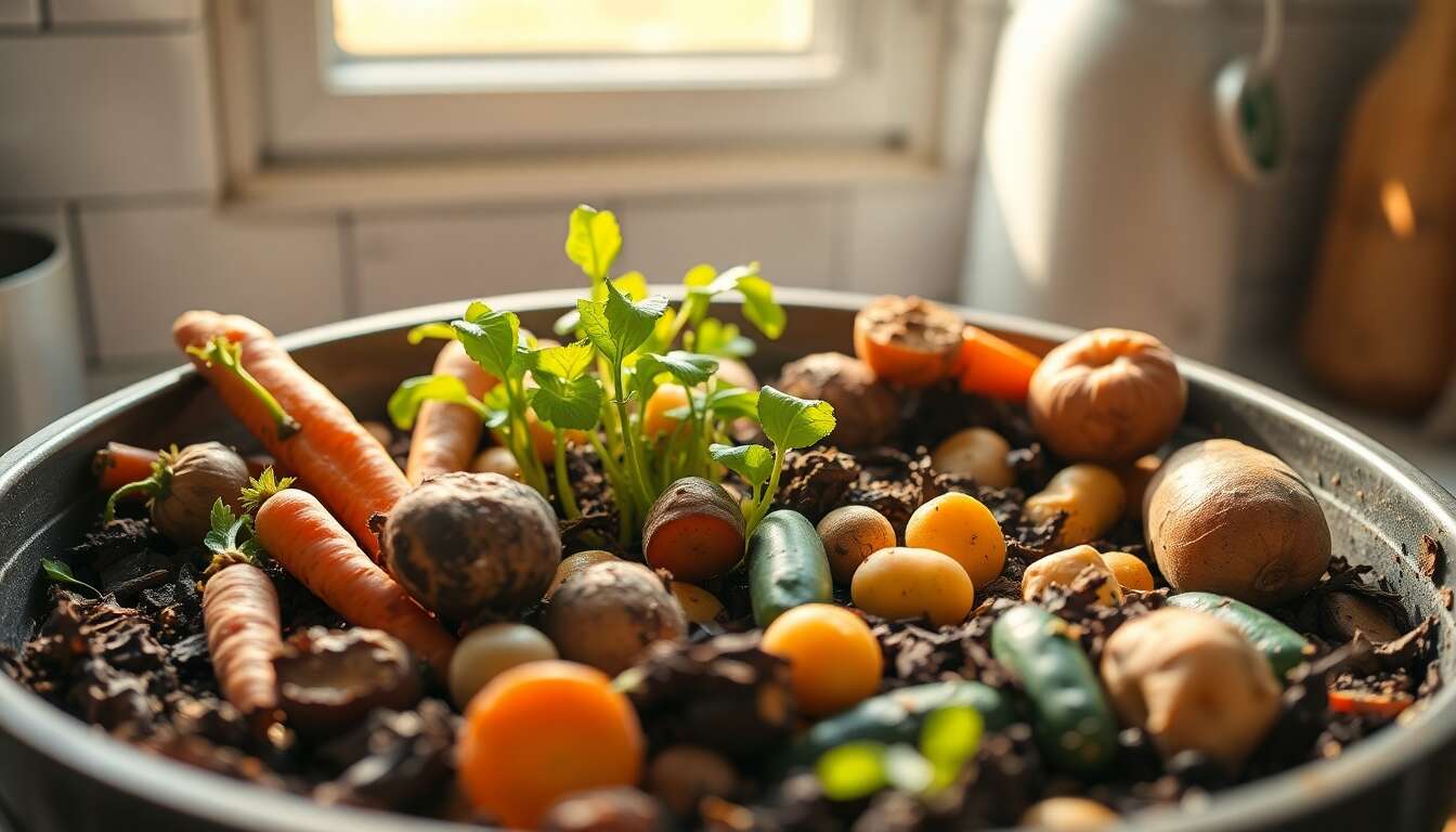 Comment int&eacute;grer efficacement les l&eacute;gumes moisis au compost