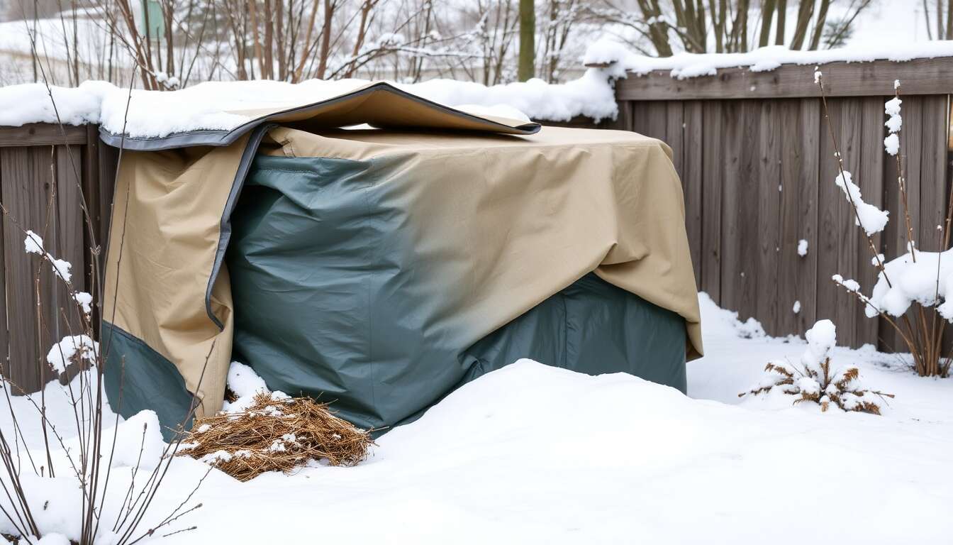 Prot&eacute;ger et entretenir votre compost en hiver