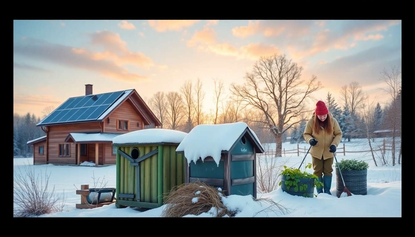 Techniques de gestion du bilan c/n en hiver