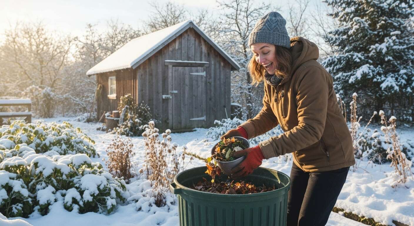 Choisir le bon emplacement pour votre composteur en hiver