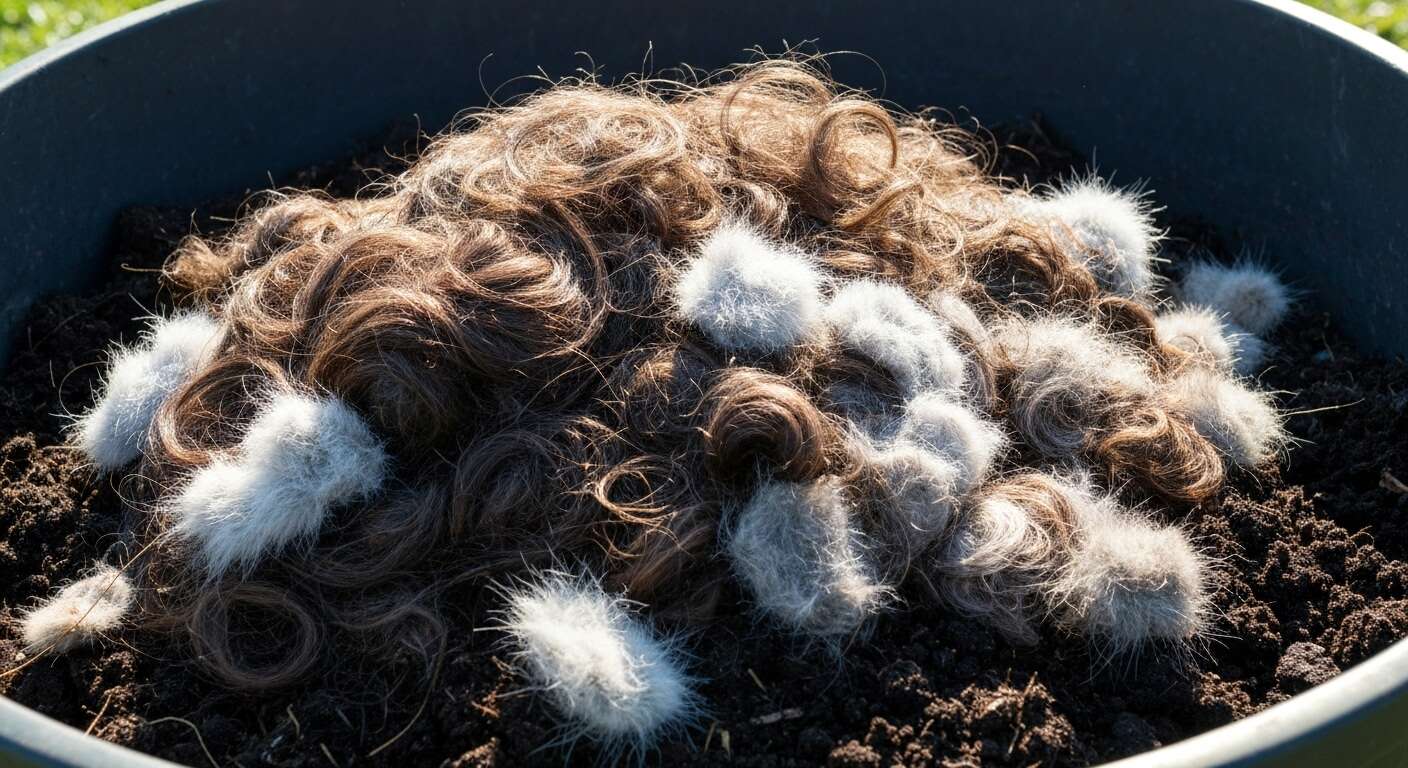 Poils et cheveux humains : sont-ils acceptables dans un composteur ?