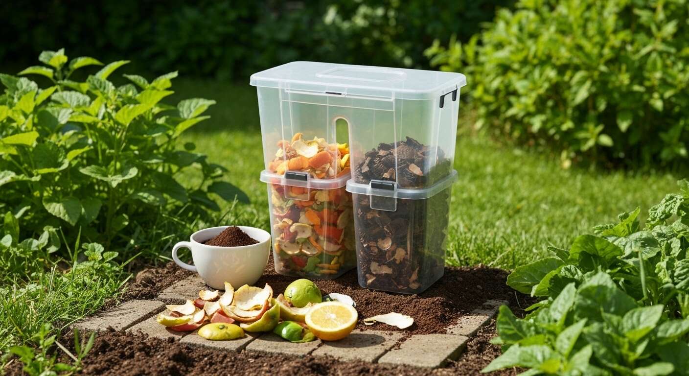 Réduction des déchets avec un composteur maison