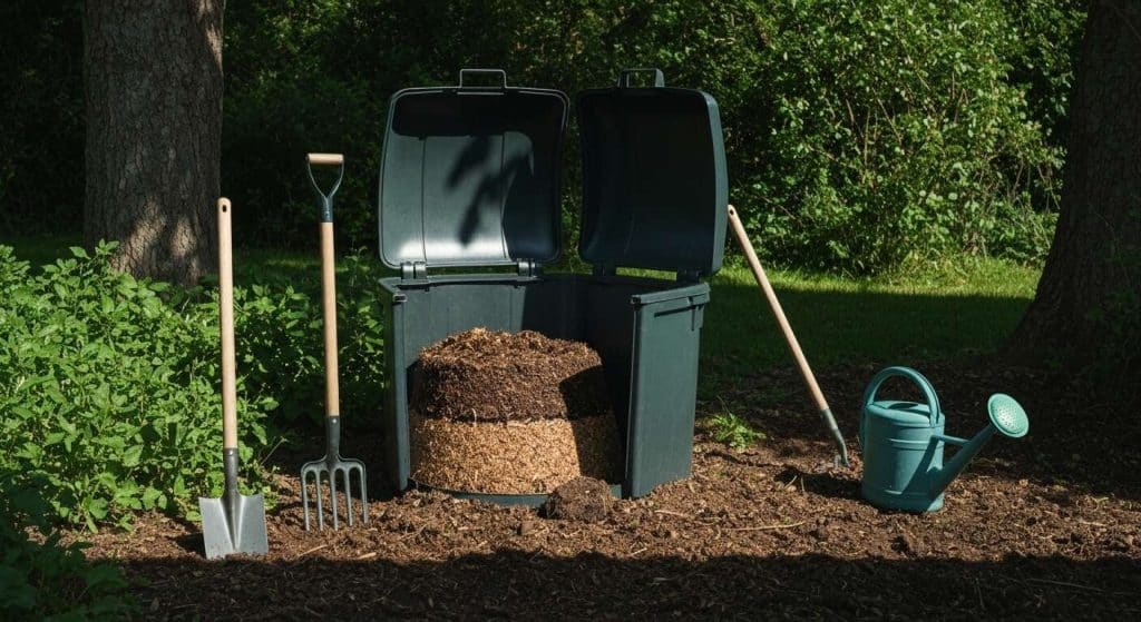 Entretien simple et rapide de votre composteur sectionné