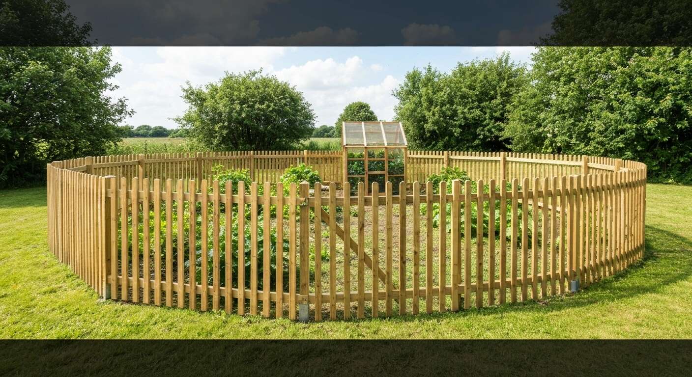 Choix judicieux d'une clôture protectrice autour de l'espace de compost
