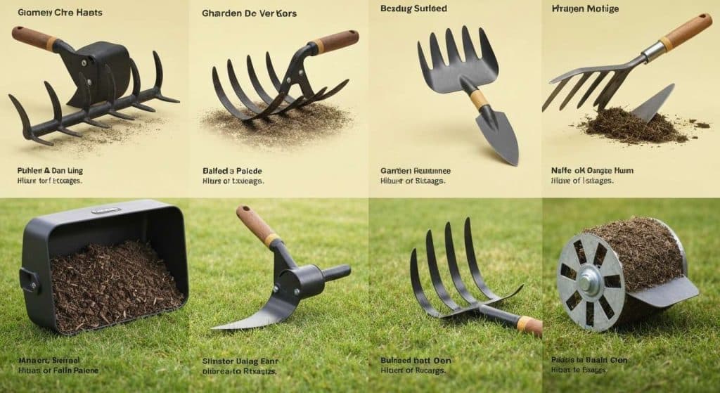 Différents types d'aérateurs pour composteurs de jardin