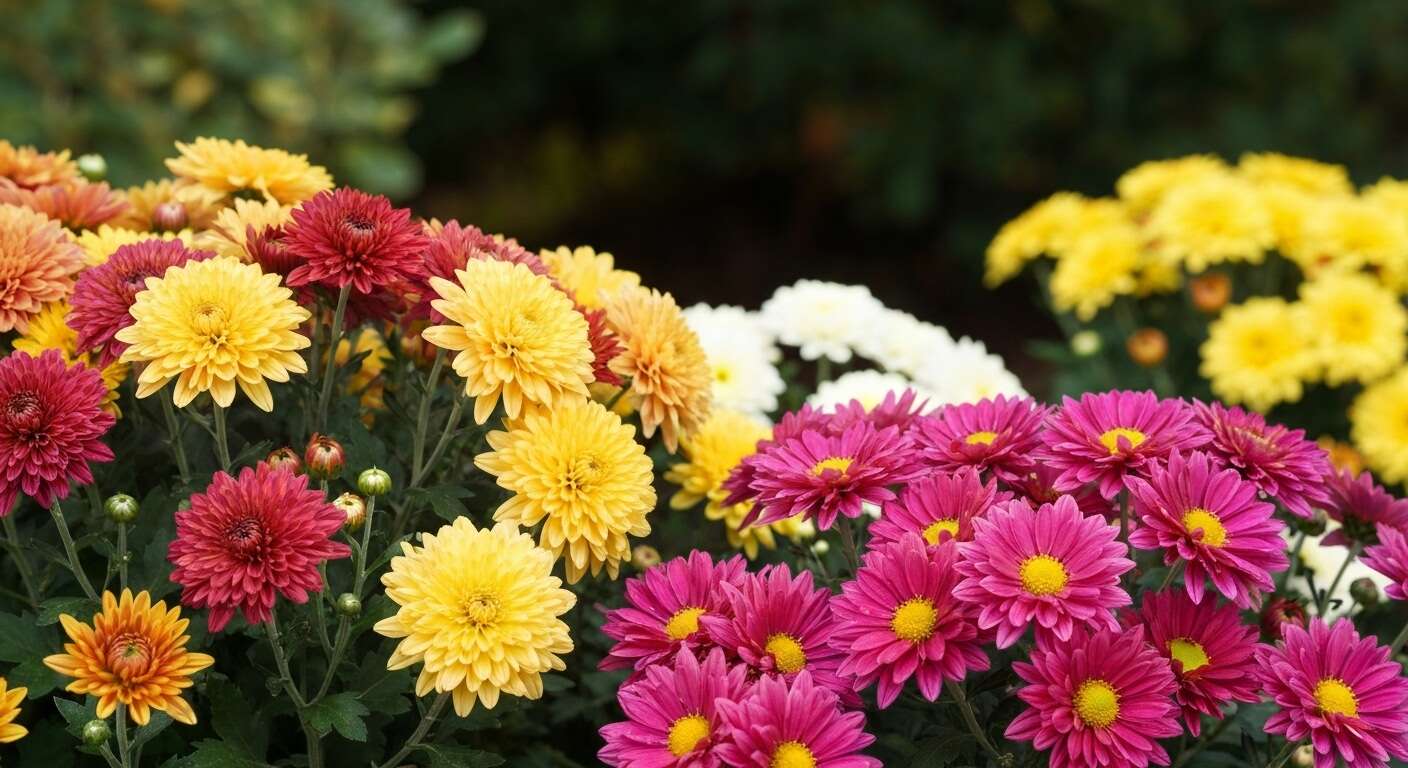Chrysanthèmes : couleurs éclatantes pour l'automne