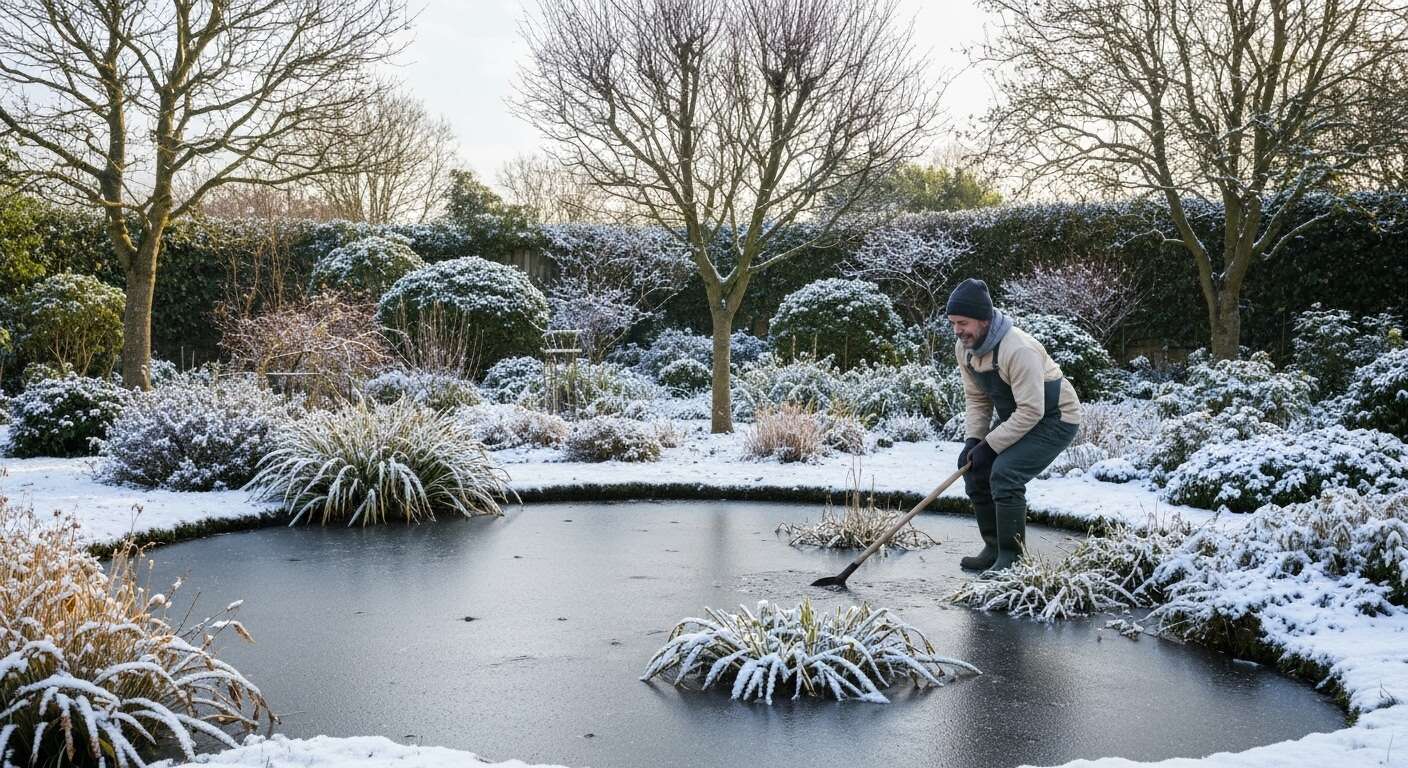 Entretenir un bassin en hiver : conseils pratiques et efficaces