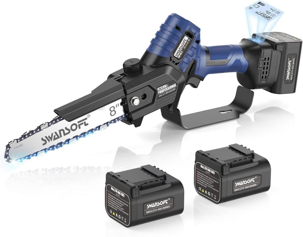 Test de la tronçonneuse à batterie 600 W : efficacité et autonomie