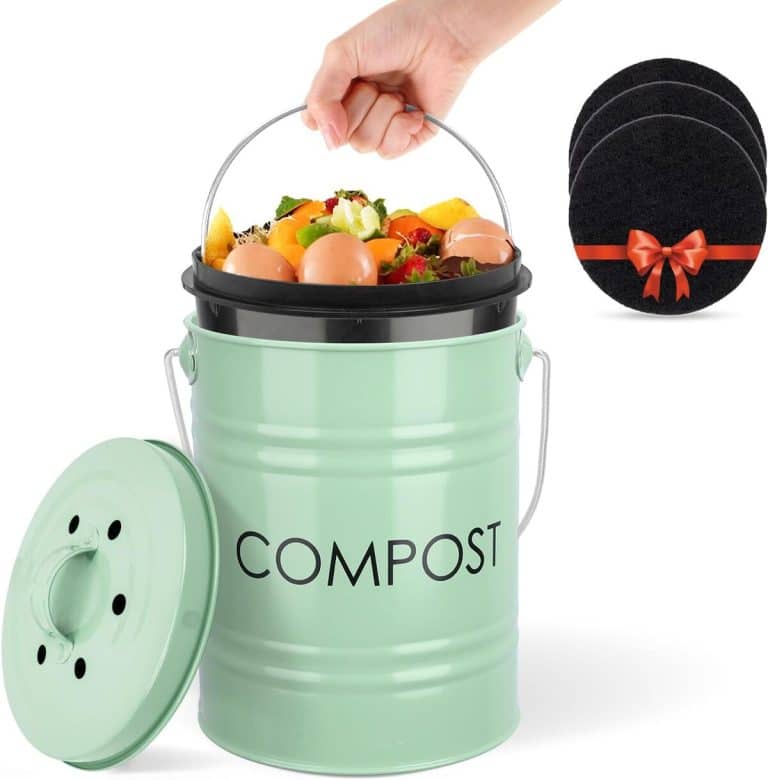 Test du bac à compost de cuisine Vipush (vert)