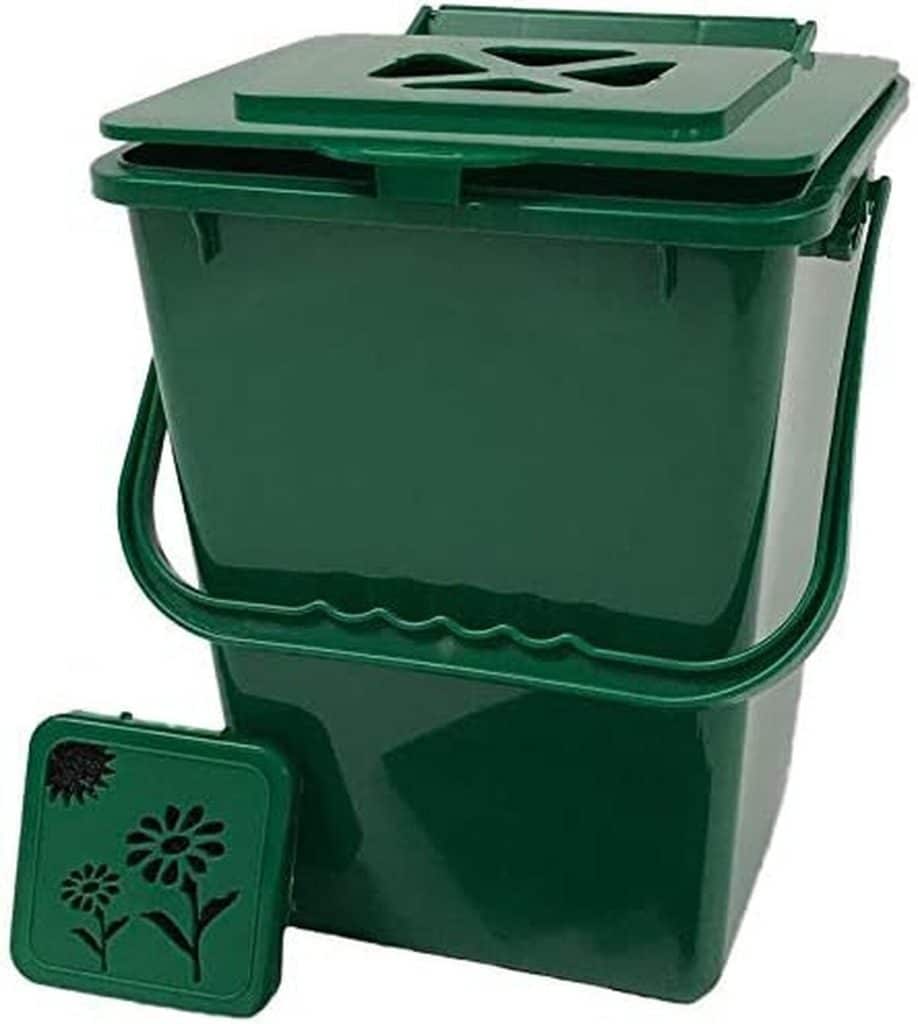 Test du seau à compost Exaco ECO 2025-NP 8 l vert