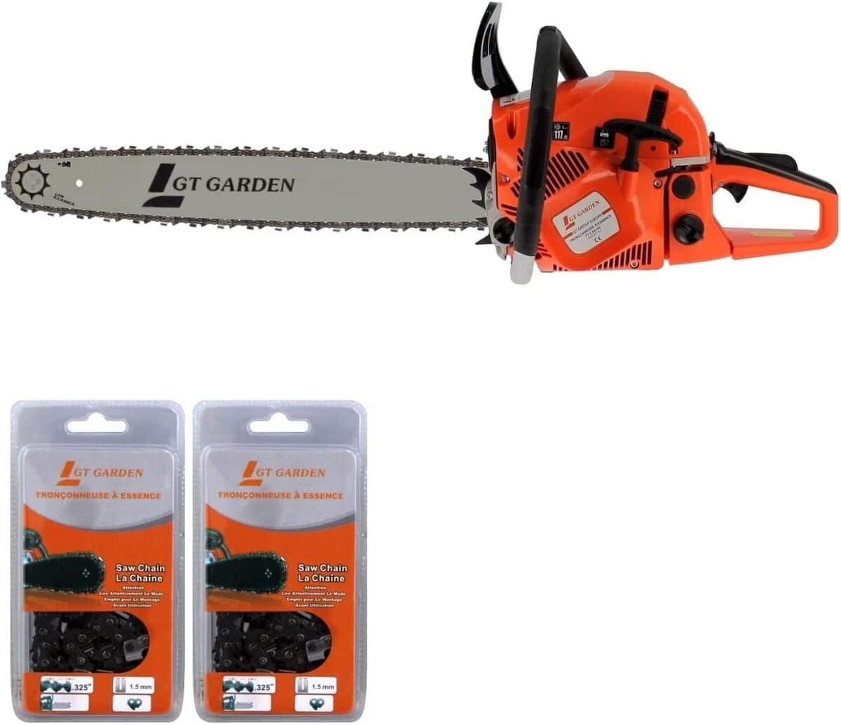 Test GT Garden : tronçonneuse thermique puissante de 62 cm3