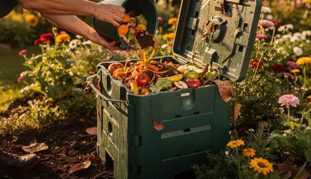 Trucs et astuces : prévenir un excès d'eau dans votre bac à composter