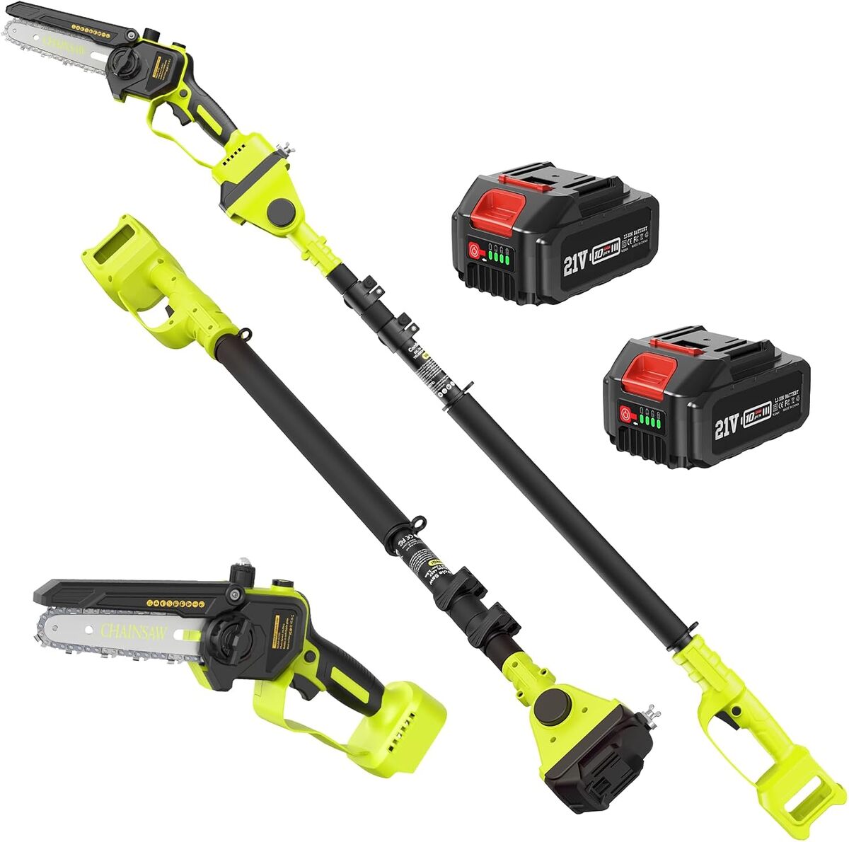 Test élagueuse sans fil 6 pouces 8000 mAh : puissance et polyvalence