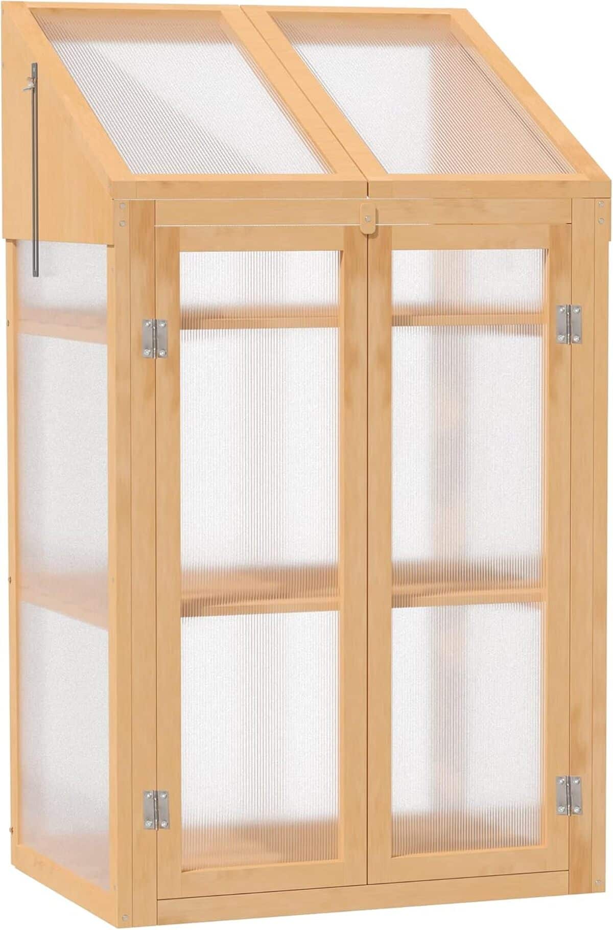 Test : serre en bois Outsunny pour jardin et balcon