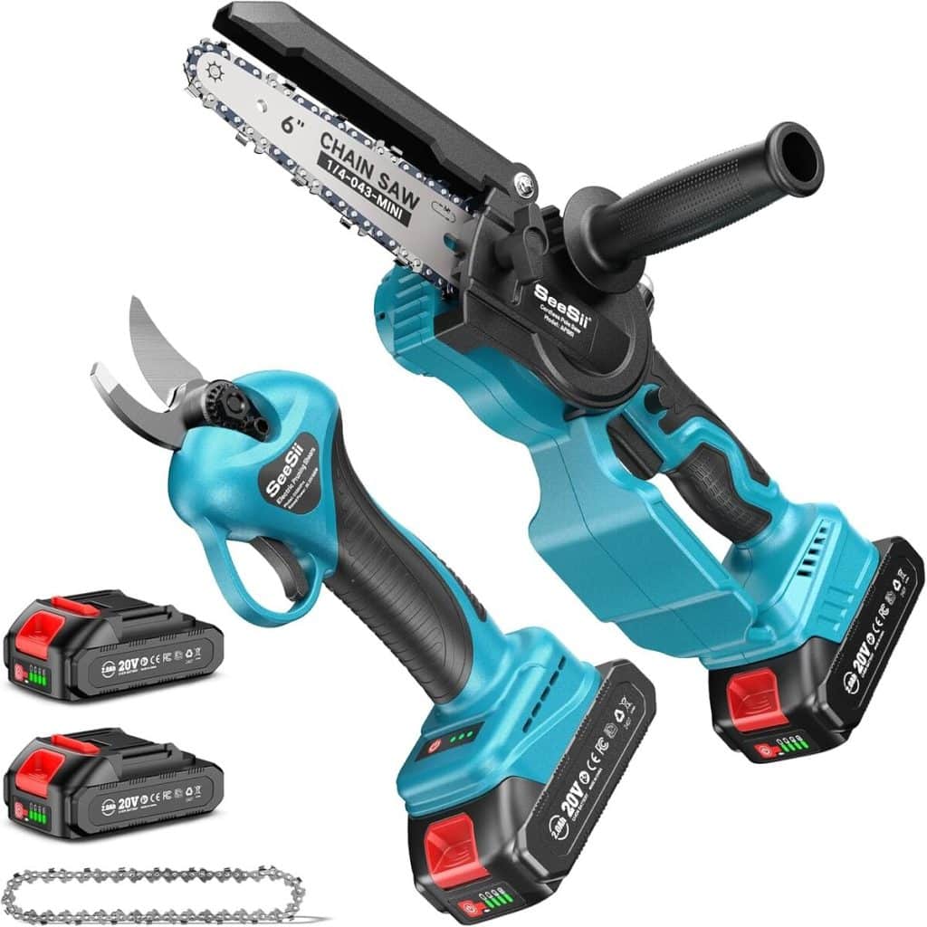 Test de la mini tronçonneuse Seesii : efficacité sans fil pour le jardin
