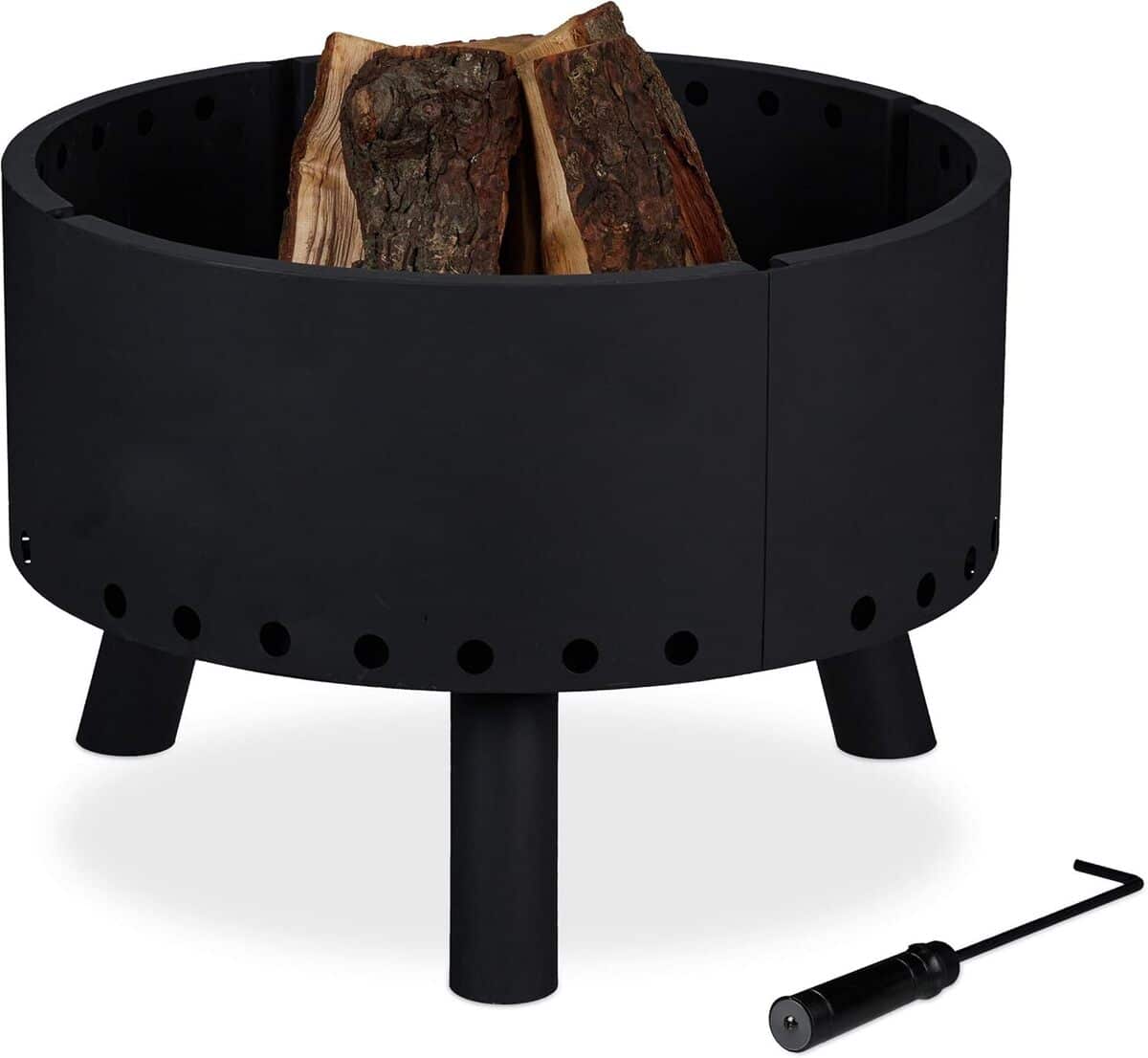 Test du brasero Relaxdays : chaleur et sécurité en extérieur