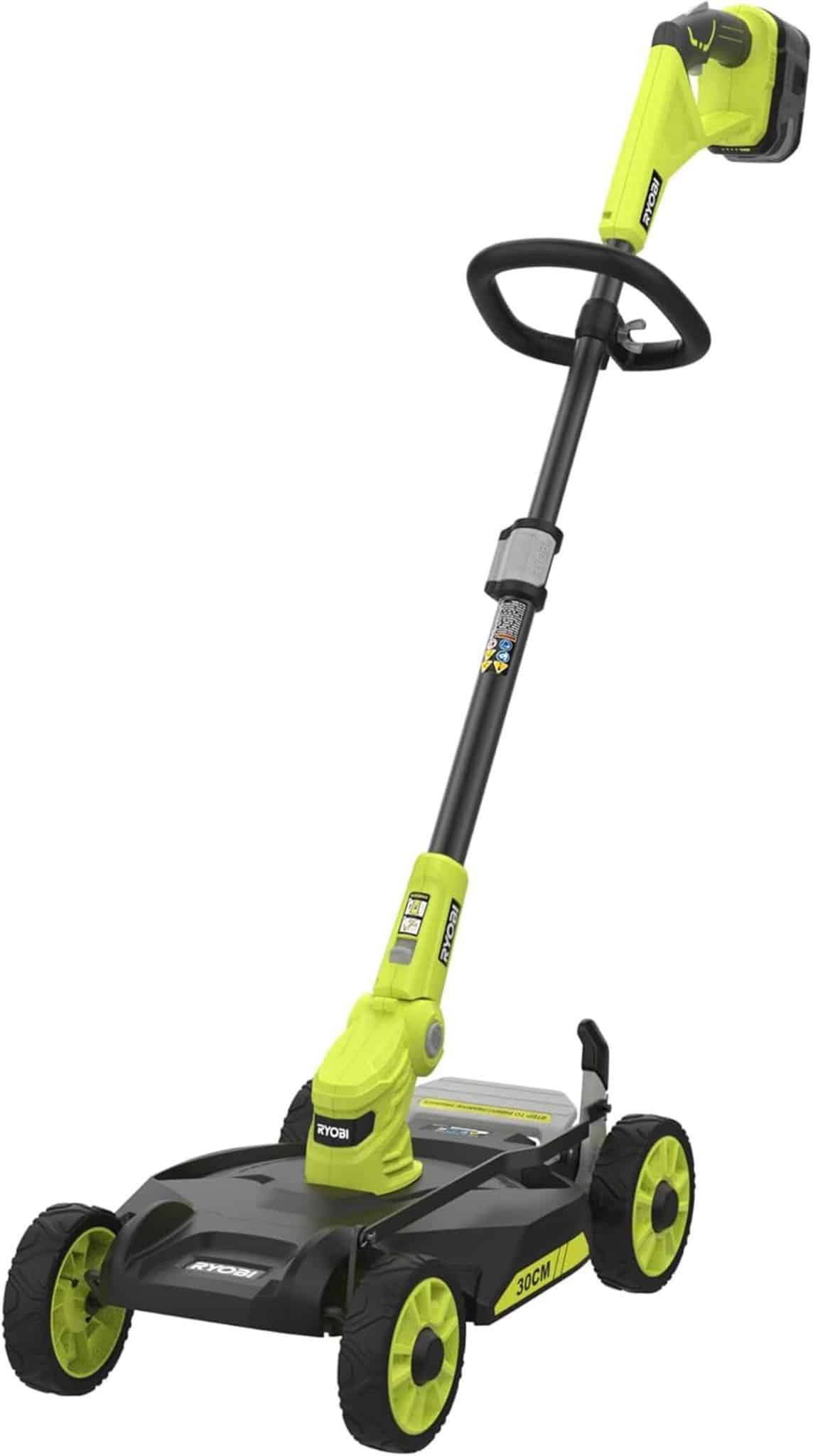Test : ryobi RY18LMC30A-120, tondeuse/coupe-bordures sans fil 18V