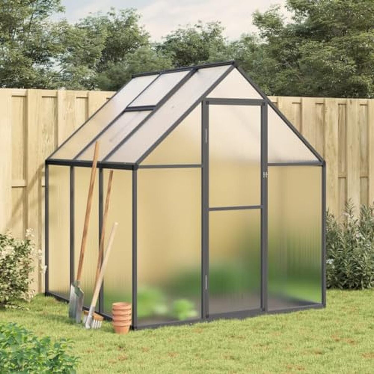 Test serre Gecheer avec cadre en aluminium pour jardin et balcon