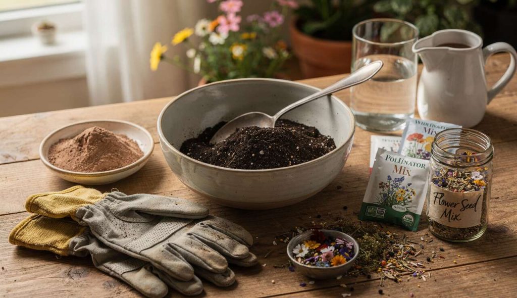 Fabriquez des bombes à graines pour enrichir la biodiversité