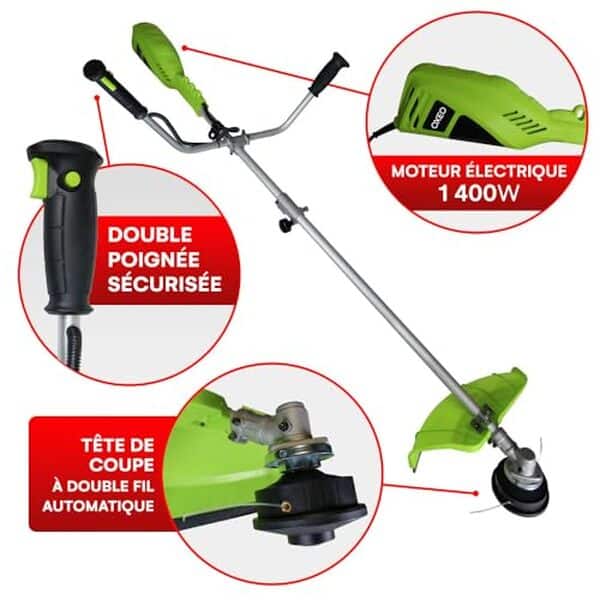 Découvrez notre analyse détaillée de la débroussailleuse électrique 1400W 2en1 : performance, avantages et usage en toute simplicité.