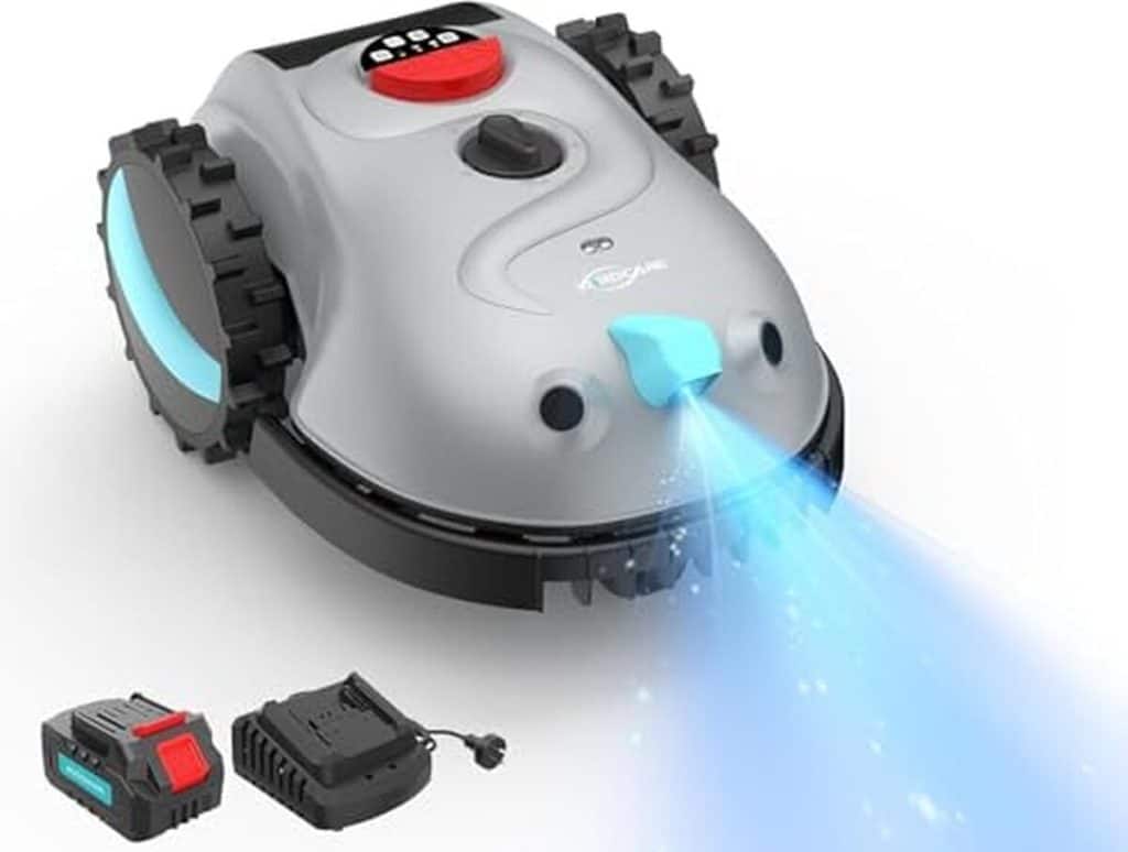 Test du robot tondeuse Yardcare V100 à navigation visuelle