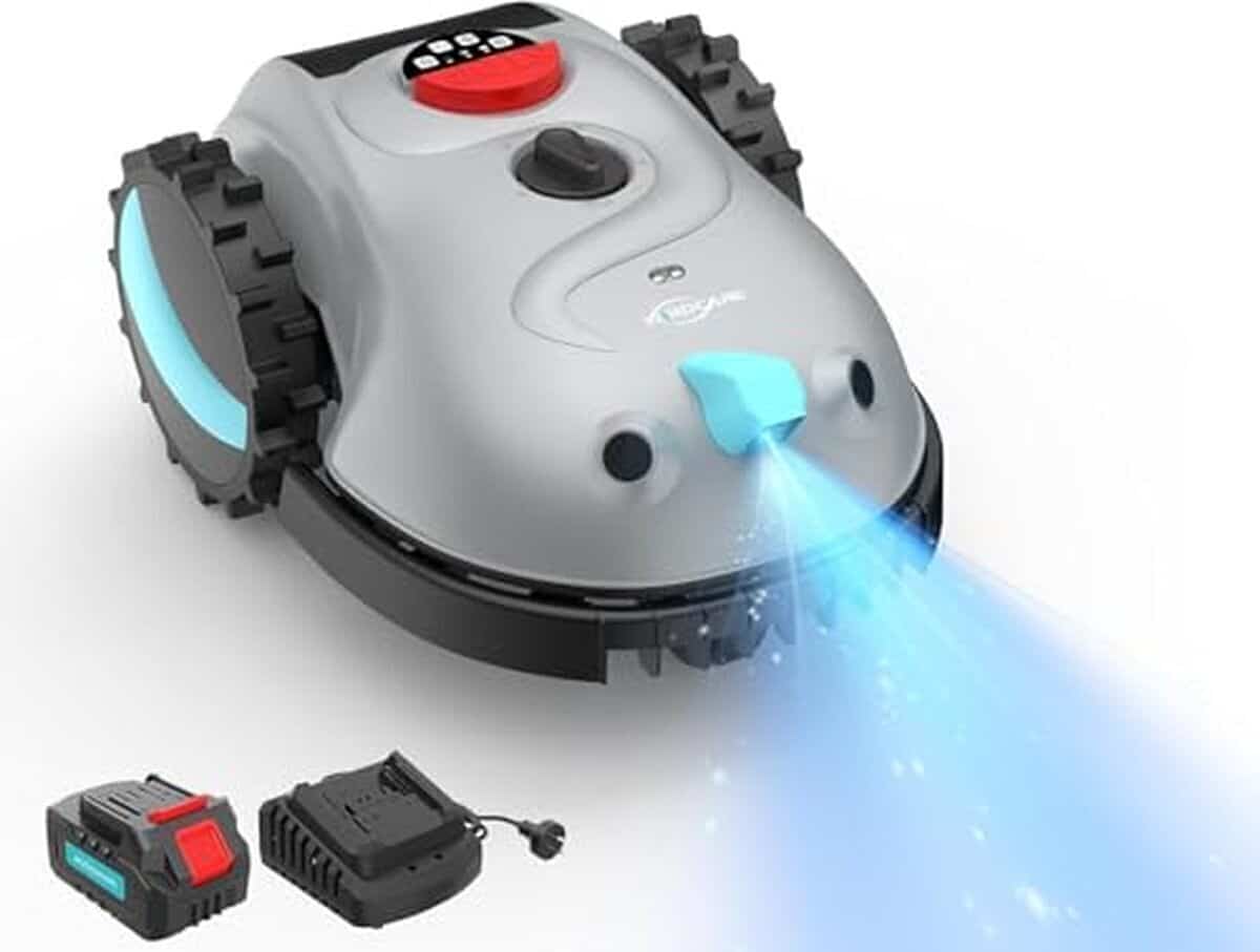 Test du robot tondeuse Yardcare V100 à navigation visuelle