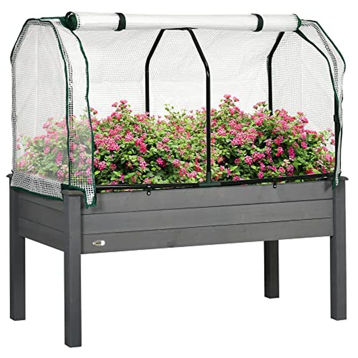 Test : jardinière surélevée Outsunny avec serre intégrée
