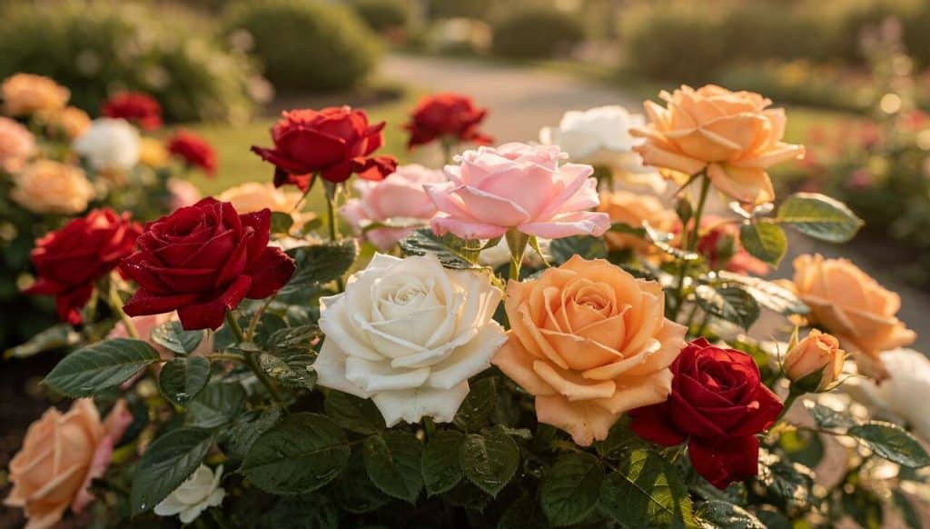 Rosiers au jardin : peu d'entretien pour de magnifiques fleurs
