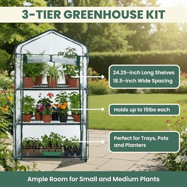 Découvrez notre test complet de la mini serre portable à trois niveaux de Pure Garden : une solution idéale pour cultiver vos plantes en toute saison, même dans les petits espaces.