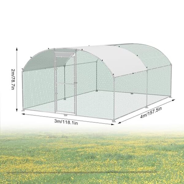 Découvrez notre test détaillé du poulailler HENGMEI 300 x 400 cm en acier galvanisé : robustesse, praticité et design évalués pour un choix éclairé