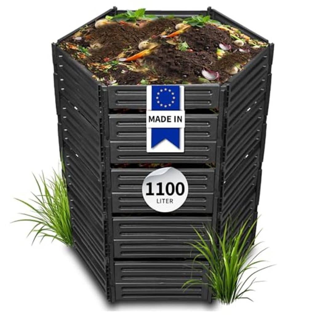 Test : composteur modulaire Garantia Air-King 1100 L noir