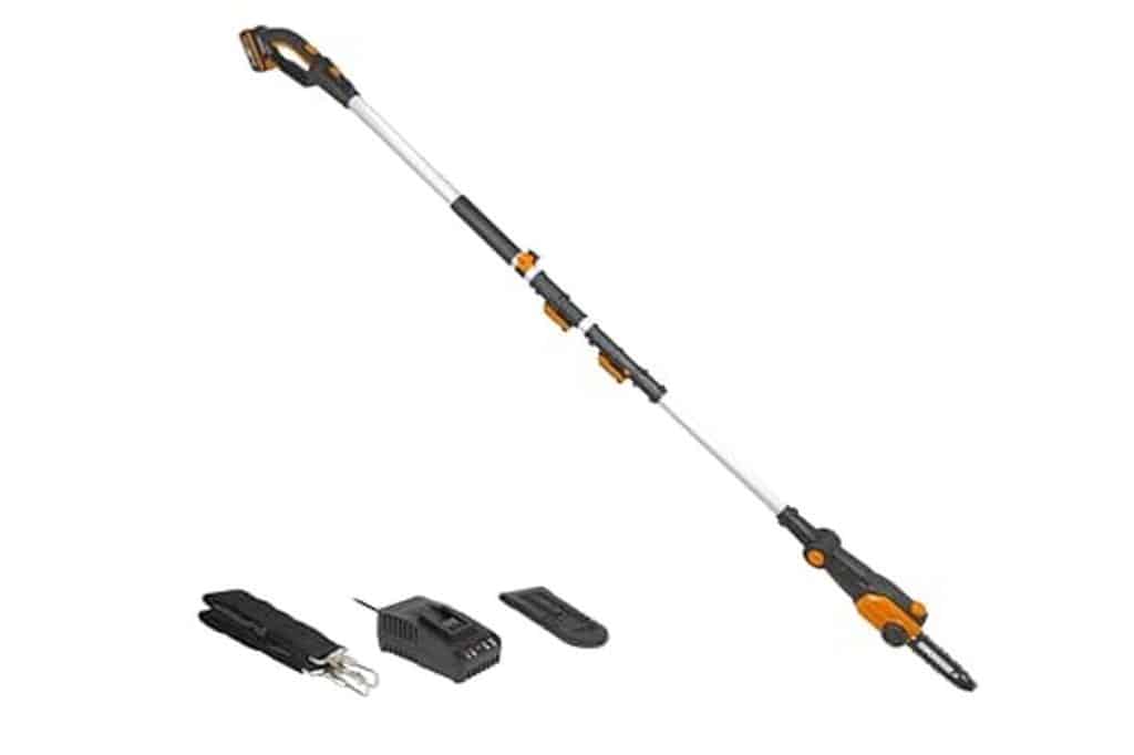 Test de l'élagueuse sans fil Worx WG349E 20V : puissance et portée impressionnantes