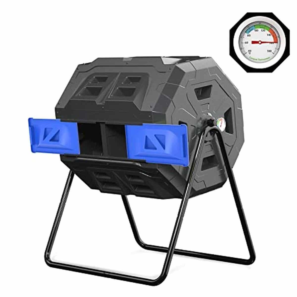 Test du bac à compost rotatif SQUEEZE master 120L : performance et robustesse